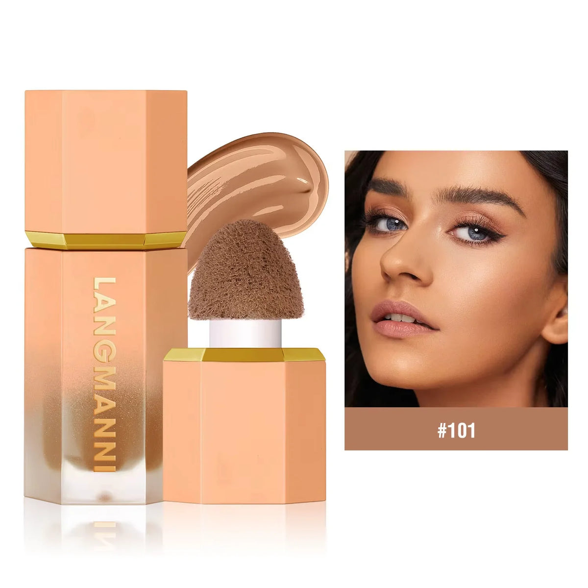 Three Color Liquid Contour Liquid Cosmetic Concealer to Enhance the Three-Dimensional Sense of Facial Contour and Keep Fit