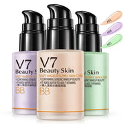 V7 Lazy Lotion BB CC Cream Natural Moisturizing Makeup Concealer Foundation Waterproof Cosmetic