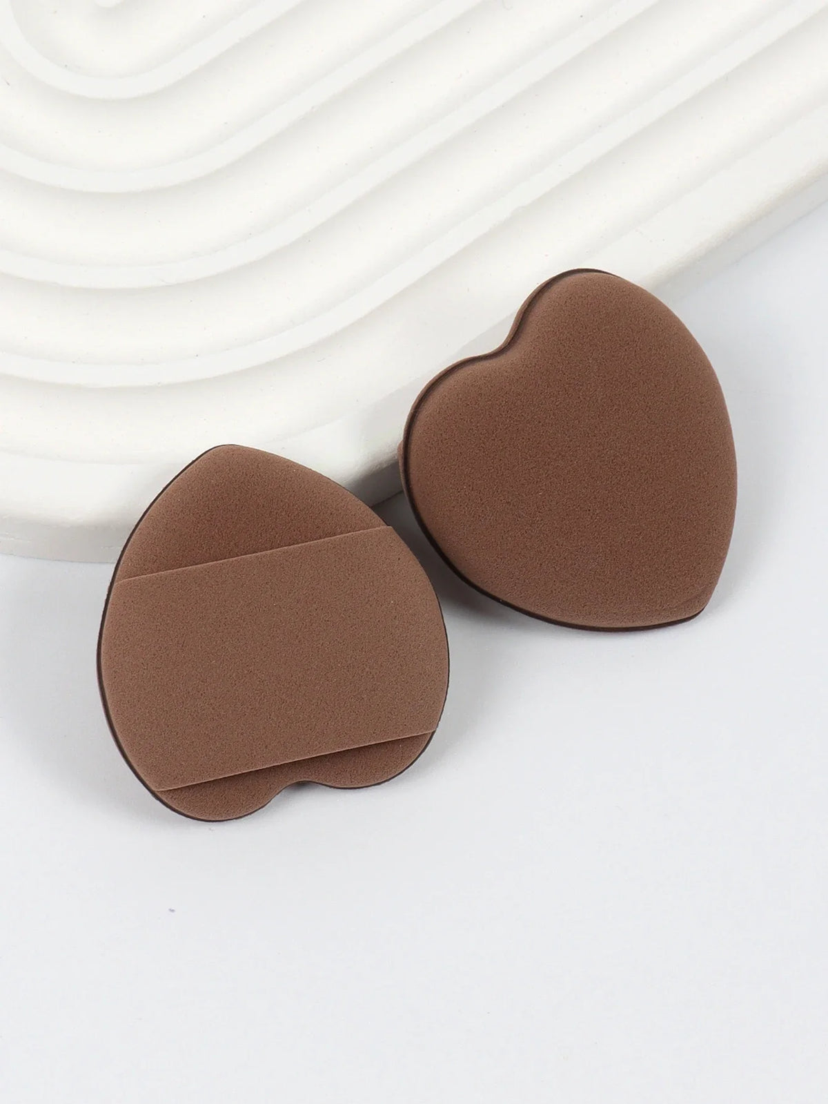 50 Mini Finger Cushion Puffs – Latex-Free Mixed Sponge & Air Cushion Powder Puff for Liquid Foundation Makeup