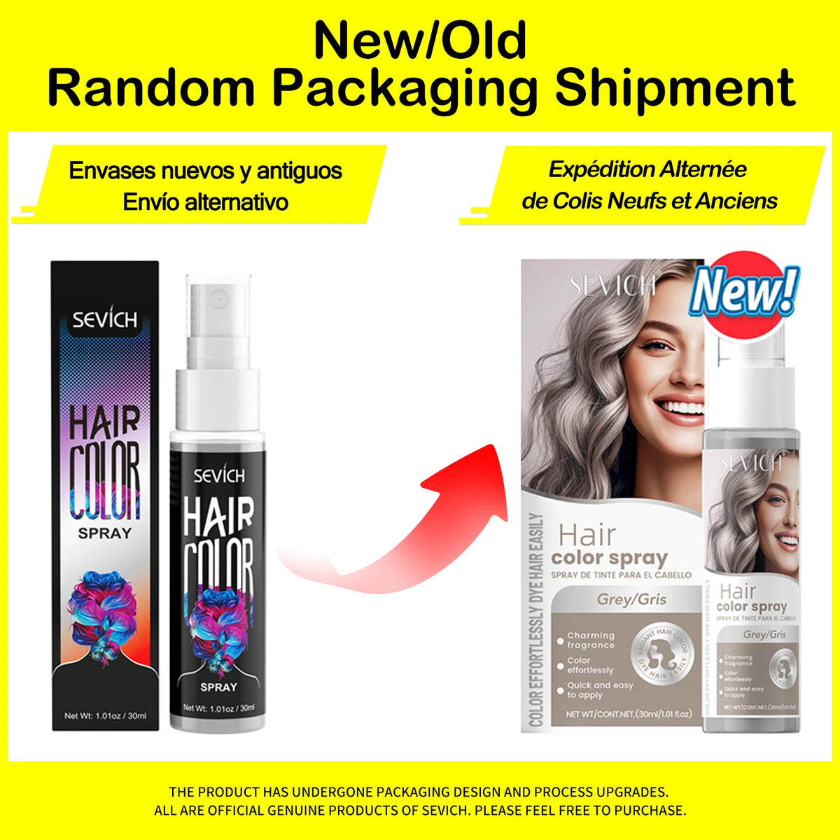 New Hair Color Spray 30ml Temporary Diy Hair Dye Spray Halloween Party Costume Instant Hair Styling Spray Disposable Hair Tools