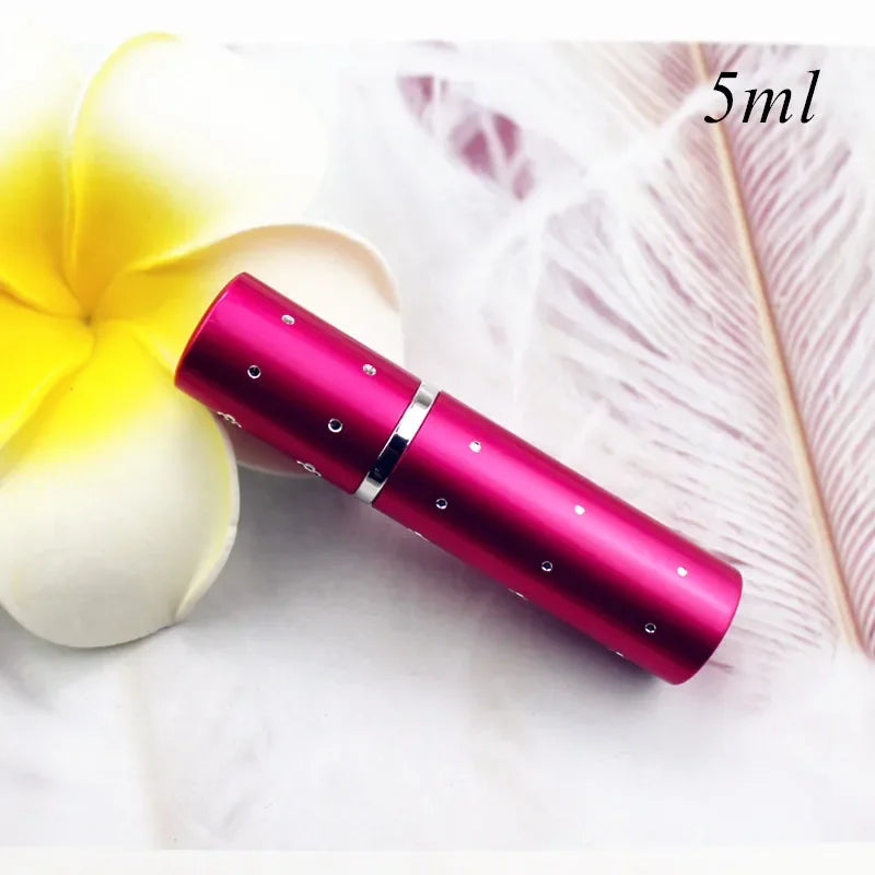 1PC 5ml Small Portable Perfume Bottle 10ml Empty Perfume Atomizer Metal Spray Pump Bottles