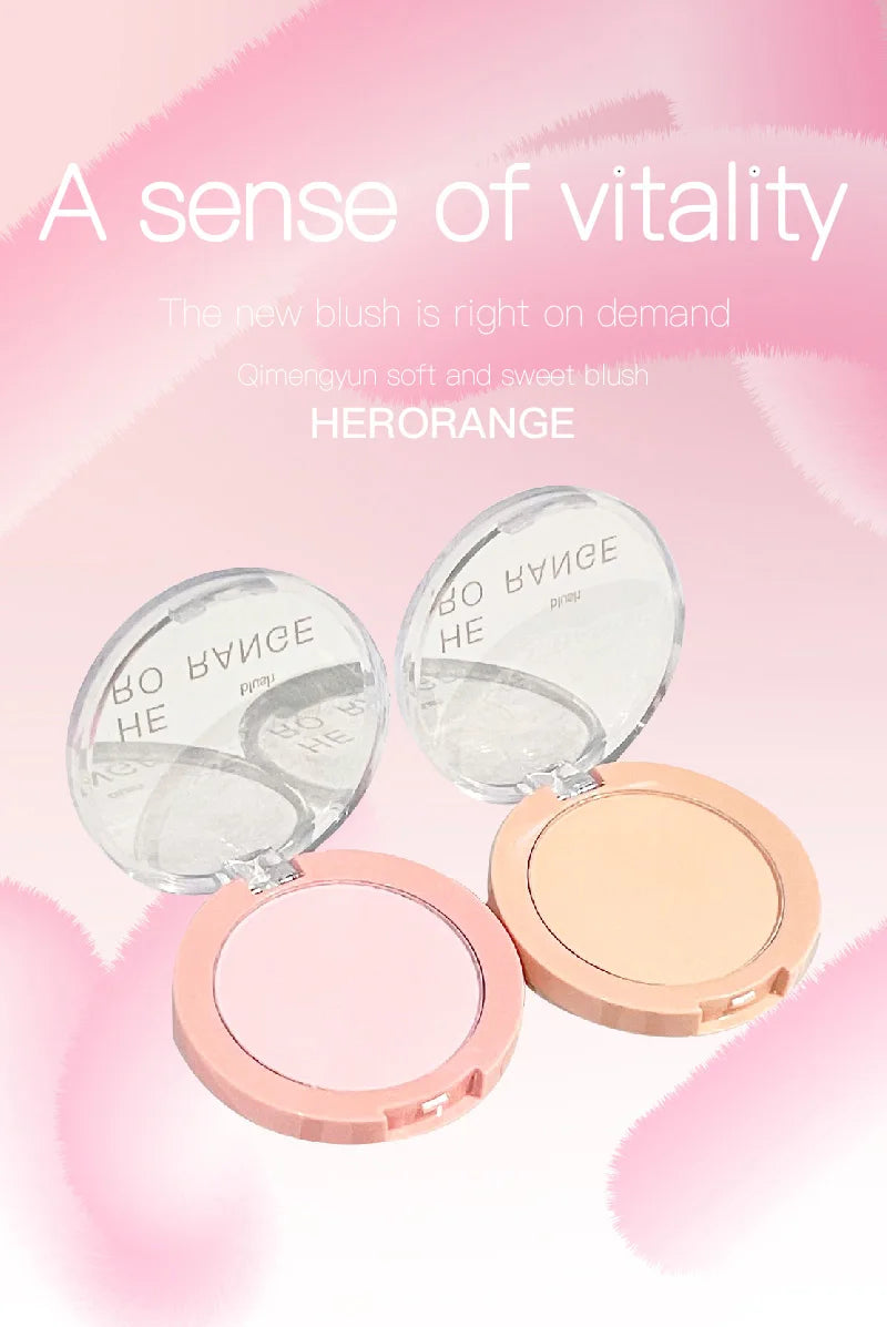 HERORANGE Powder Blusher Natural Matte Color Low Saturation Nude Korean Pure sexy New Powder Blusher