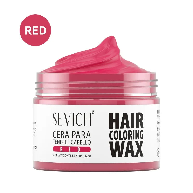 SEVICH Fashion One-Time Hair Color Wax Styling Temporary Dye Cream Gel Mud Pomade For Beards Eyebrow Easy To Wash Hair Dye Wax