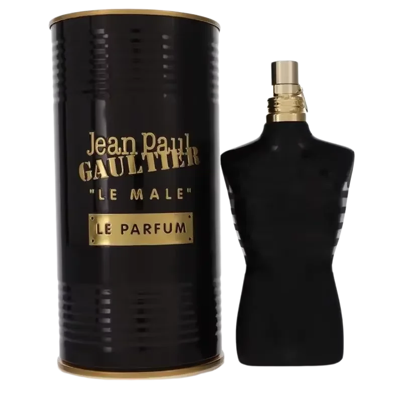 Jean Paul Gaultier Le Male Le Parfum - Amber Woody Eau De Parfum Intense Fragrance - Cardamom, Lavender & Iris, Vanilla - Perfume Spray 125ml (4.2oz)