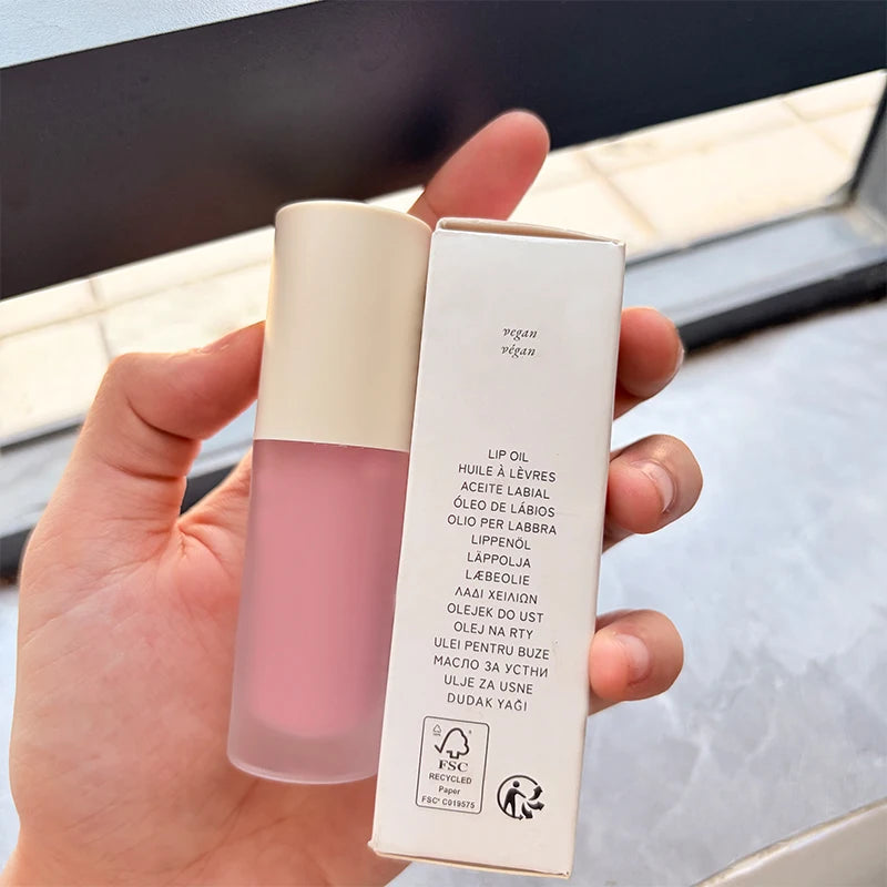Summer Limited Rho Vanilla Beige LipBalm Moisturizing Transparent Lipstick Set Smooth Soft Tube Mirror Lip Gloss Lip Blum Makeup