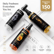 LEKY 150ML Multi-Scents Fragrance Spray Portable Air Freshener for Car And Home Long-Lasting Romantic Scent Atmosphere