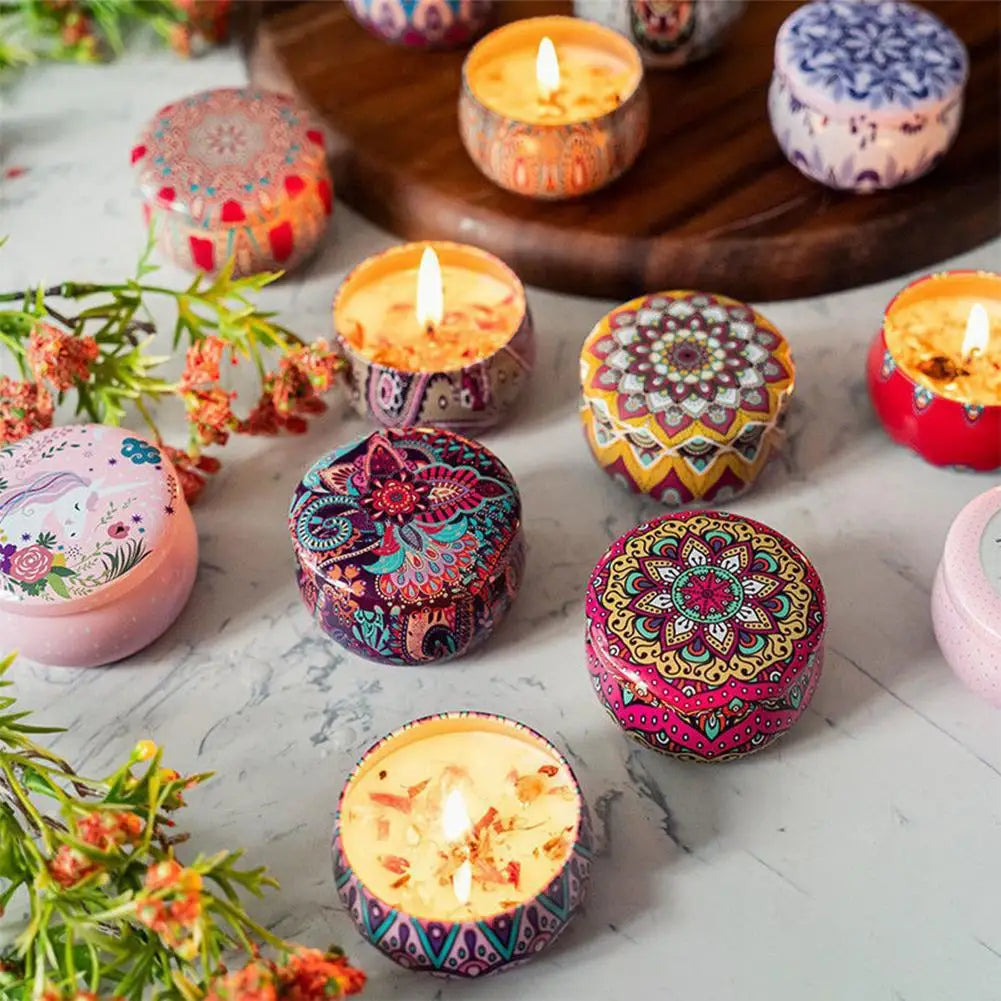 Canned Aromatherapy Candles,Niche High-end Valentine's Day Gifts,Dating Floral Fragrances,Indoor Strong Fragrance,Relaxation
