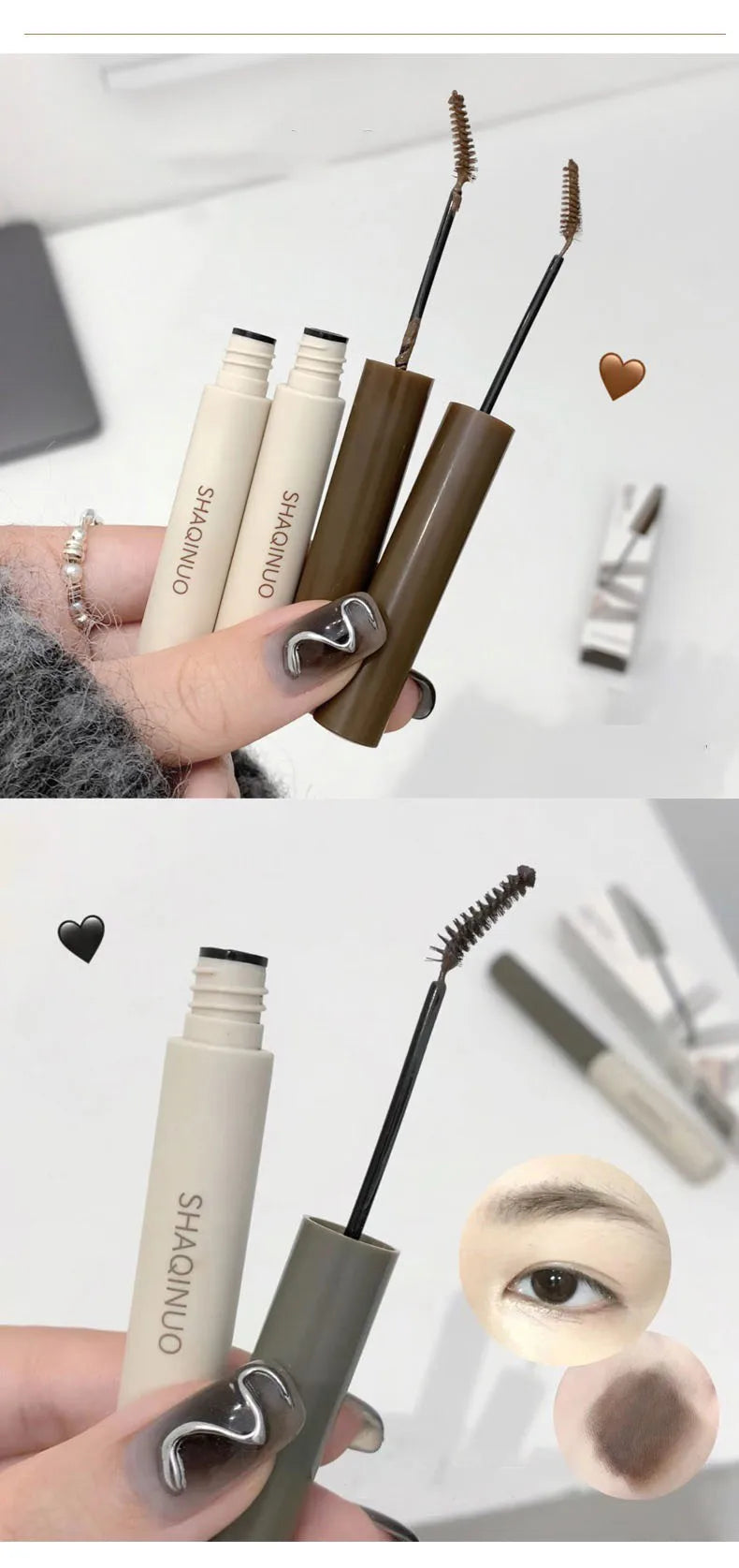 Eyebrow Dye Waterproof Long Lasting Natural Brown Eyebrow Gel Paint Eyebrow Tint Mascara Makeup Brow Enhancer Cream Cosmetics