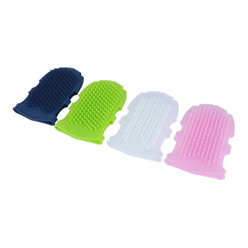 Silicone Bathing Gloves Body Brush Massage Tool Exfoliating Shower Skin Care R Om Color Children Bath Glove Gentle Comfortable