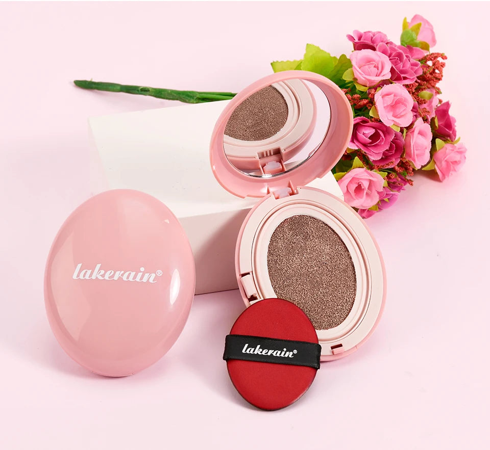Lakerain Cushion Foundation Korean Makeup Base Mist Foundations Makeup Full Coverage Long-lasting Cc Cream Sunscreen Cosmetic