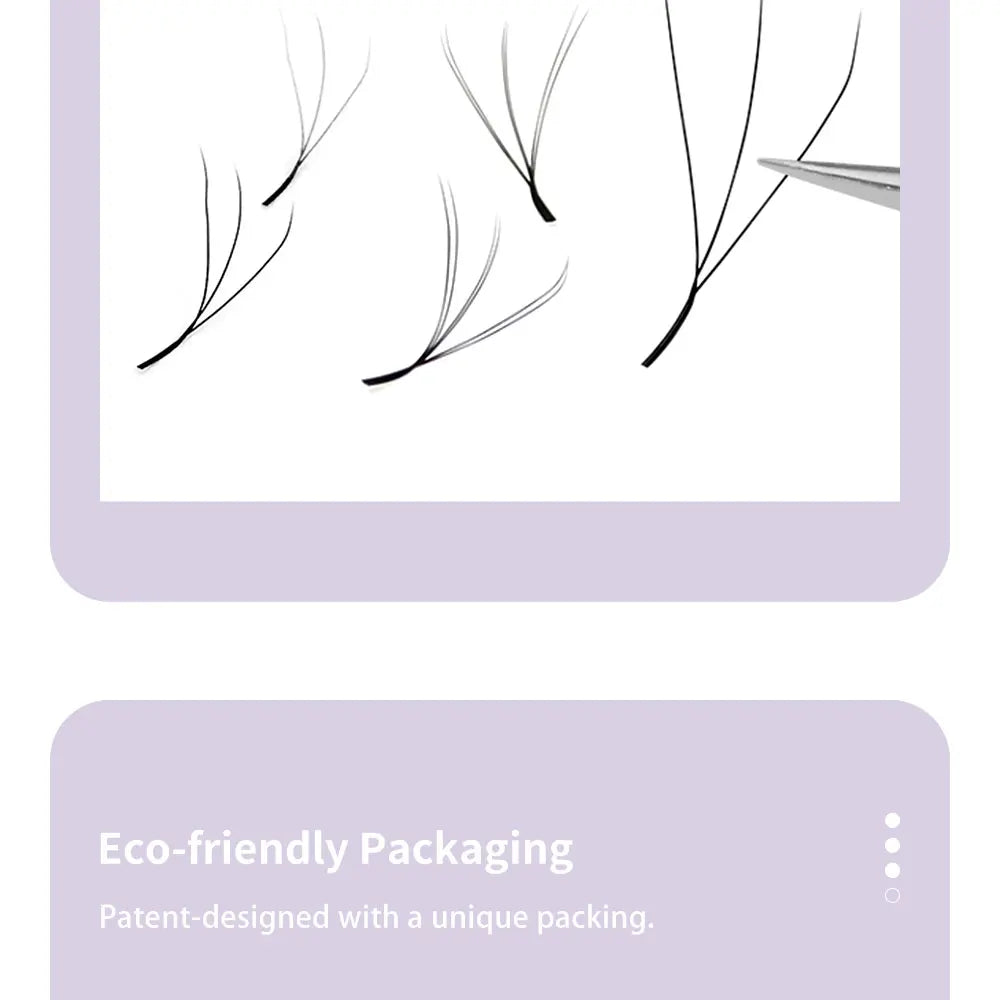 DIYDAY W Shape Eyelash Extension 3d 4d 5d 6d 7d 8d W-Shaped Eyelashes Premade Fans Individual BASF Mink Faux Lashes