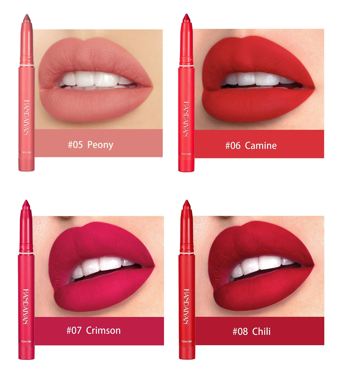 Waterproof Cherry Red Matte Lipstick Sexy Lipliner Pencil Plumping Stain Natural Nude Pink Lip Liner Outline Lips Contour Makeup