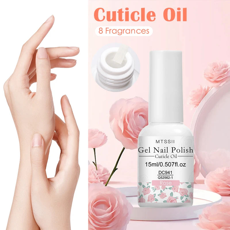 8 Smells 15ml Cuticle Oil Nail Care Nutrition Nails Repair Manicure Revitalizer Oil Prevent Agnail Nail Polish Nail Treatment
