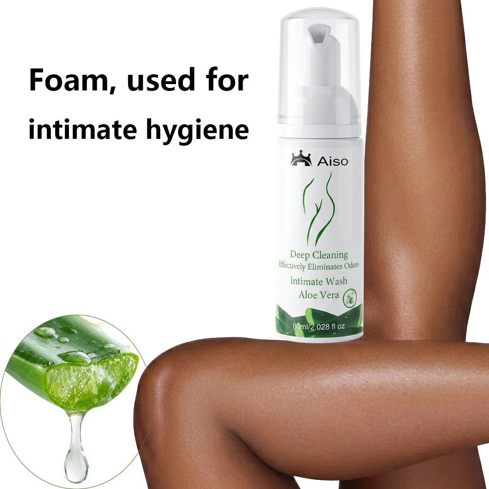Aloe Vera Intimate Care Wash for Women: A Mildly Acidic Cleanser That Is Gentle and Non-Irritating, Suitable for Daily Care.