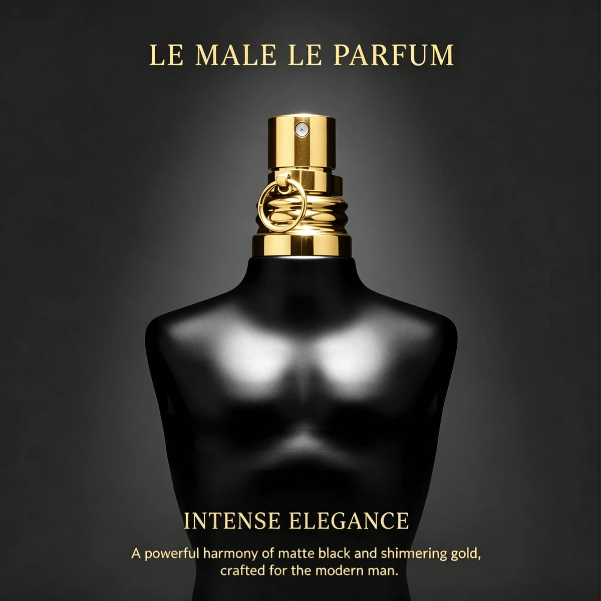 Jean Paul Gaultier Le Male Le Parfum - Amber Woody Eau De Parfum Intense Fragrance - Cardamom, Lavender & Iris, Vanilla - Perfume Spray 125ml (4.2oz)