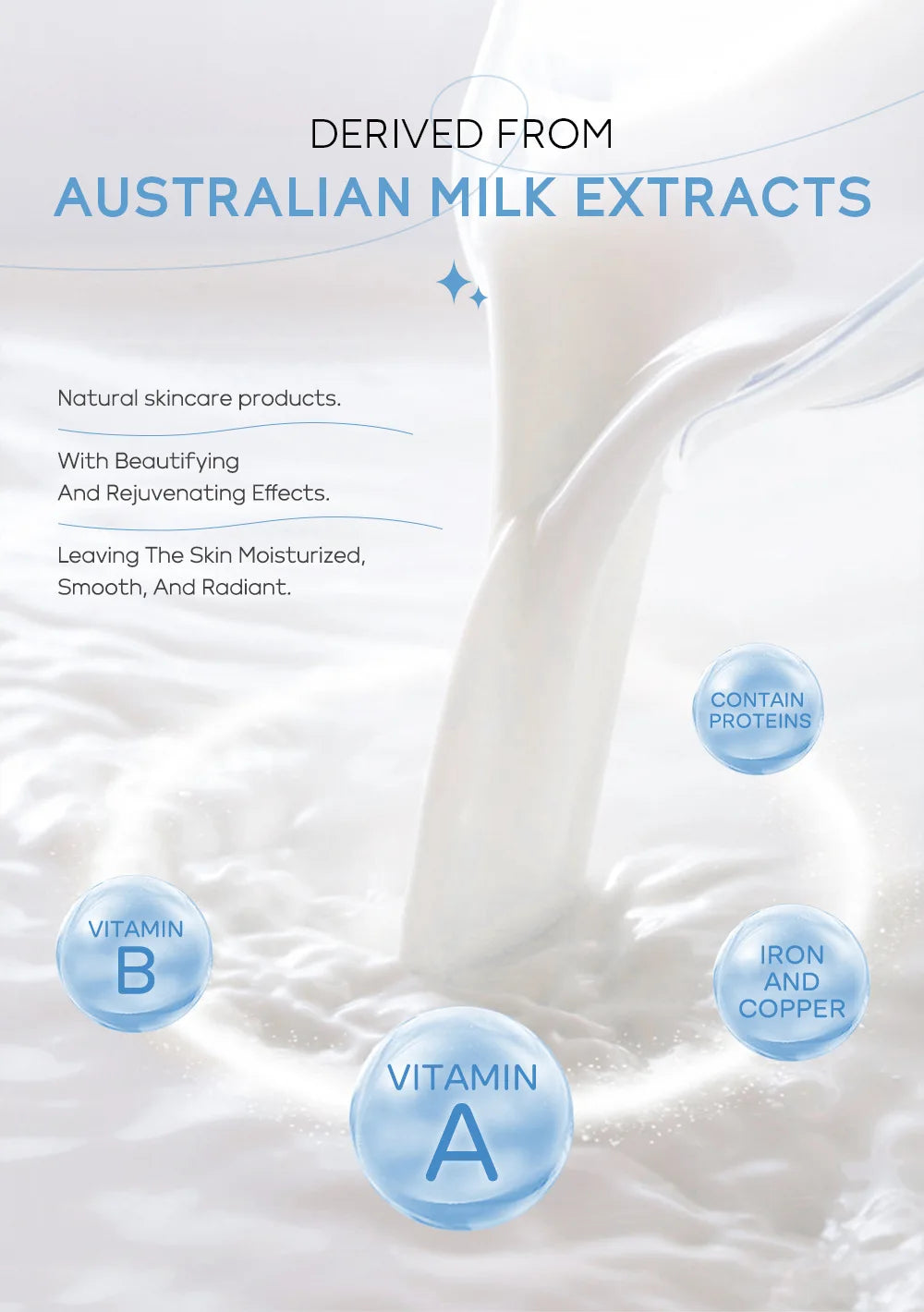 Korean Milk Facial Cleanser 80g – Deep Moisture, Oil Control & Glowing Skin | Hyaluronic Acid, PH-Balanced for Dry/Oily Skin