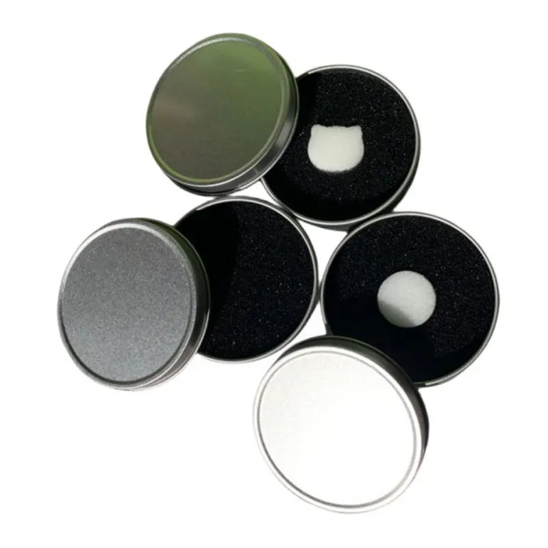 Makeup Brush Cleaner Sponge Cosmetic Brush Dry Wash Box Eyeshadow Color Powder Removal Activated Carbon Sponge Cleaning Case