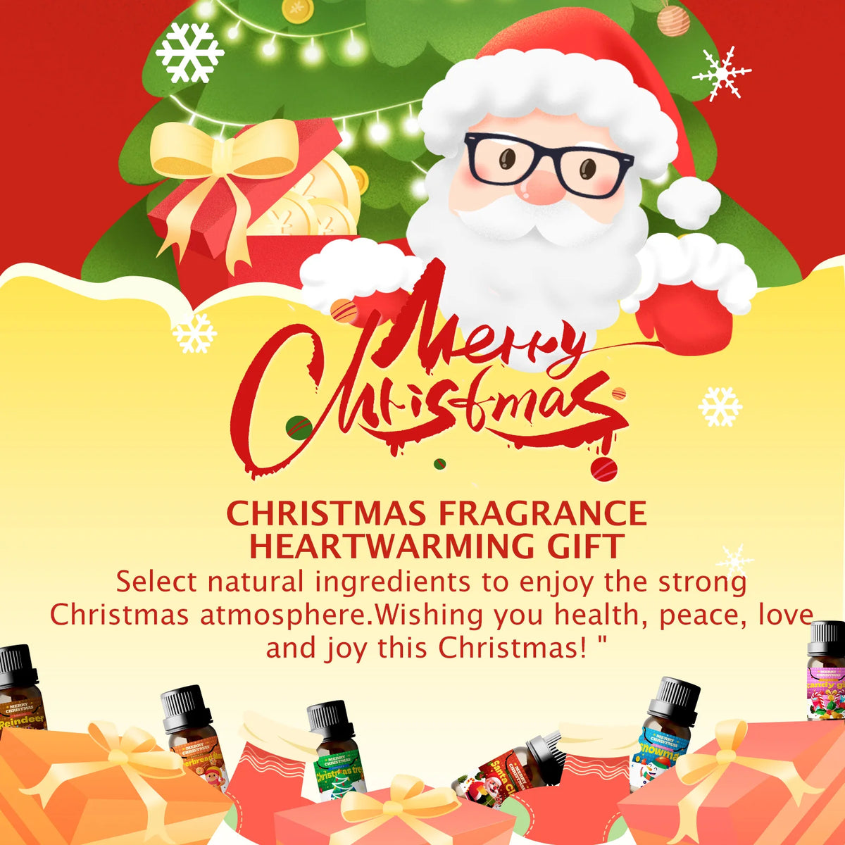 10ml 60ml Gingerbread Man Fragrance Oils Christmas DIY Skincare Oil Massage Oil Festival Gifts