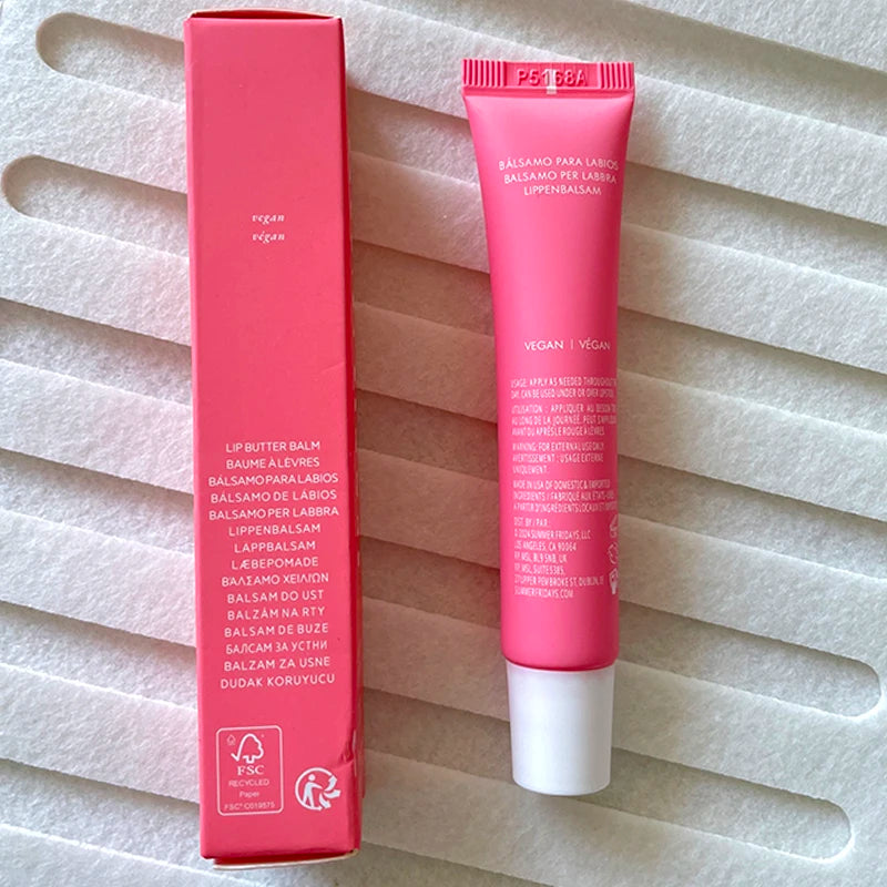 Summer Limited Rho Vanilla Beige LipBalm Moisturizing Transparent Lipstick Set Smooth Soft Tube Mirror Lip Gloss Lip Blum Makeup