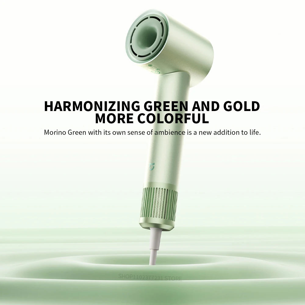 New MIJIA H501 High Speed Anion Hair Dryers Wind Speed 62m/s 1600W 110000 Rpm Professional Hair Care Quick Dryer Negative Ion CN