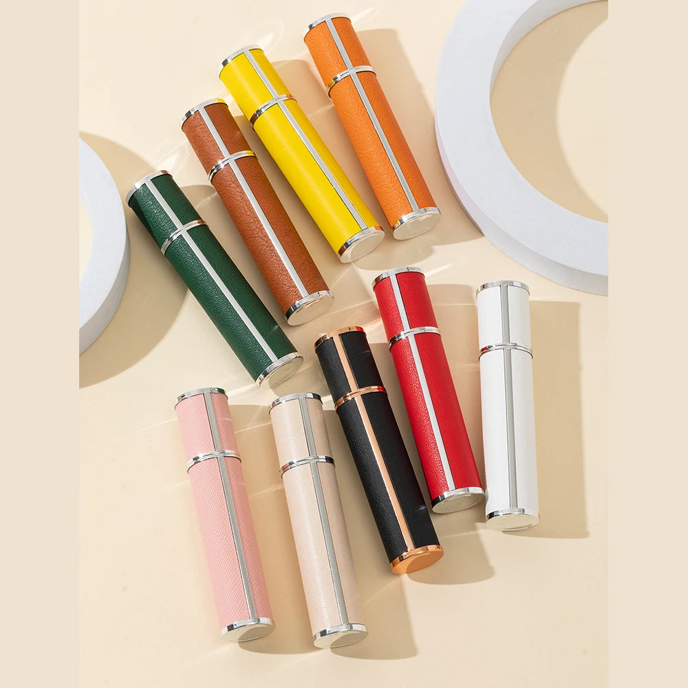 1PC Leakproof 10ml Travel Perfume Atomizer - Portable, Replenishable mini Cologne Dispenser, Glass Inner Bottle