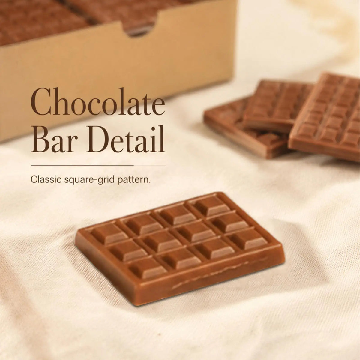 Strong Scent Wax Melts Chocolate Shape, Long Lasting Scented Wax Cubes for Home Fragrance, Bedroom Living Room Decor Gift