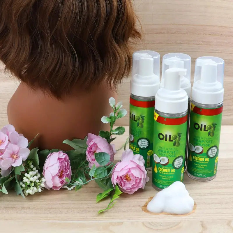 Wrap Foam Wrapping Lotion Hair Mousse Strong Hold Setting Lotion Hair Moisturizing Curl Mousse Natural Hair Hold & Shine Mousse
