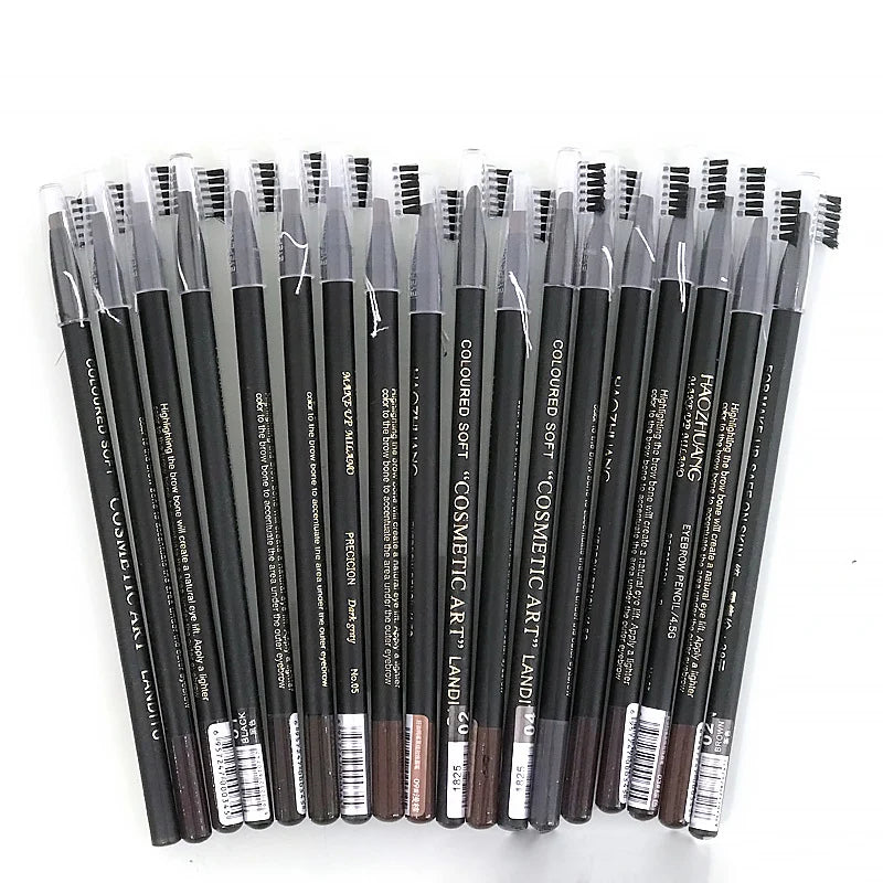 1pcs Long-lasting Waterproof Eyebrow Pencil Off with Brush Microblading Permanent Makeup Tools Pull Cord Peel-off Brow Pencil