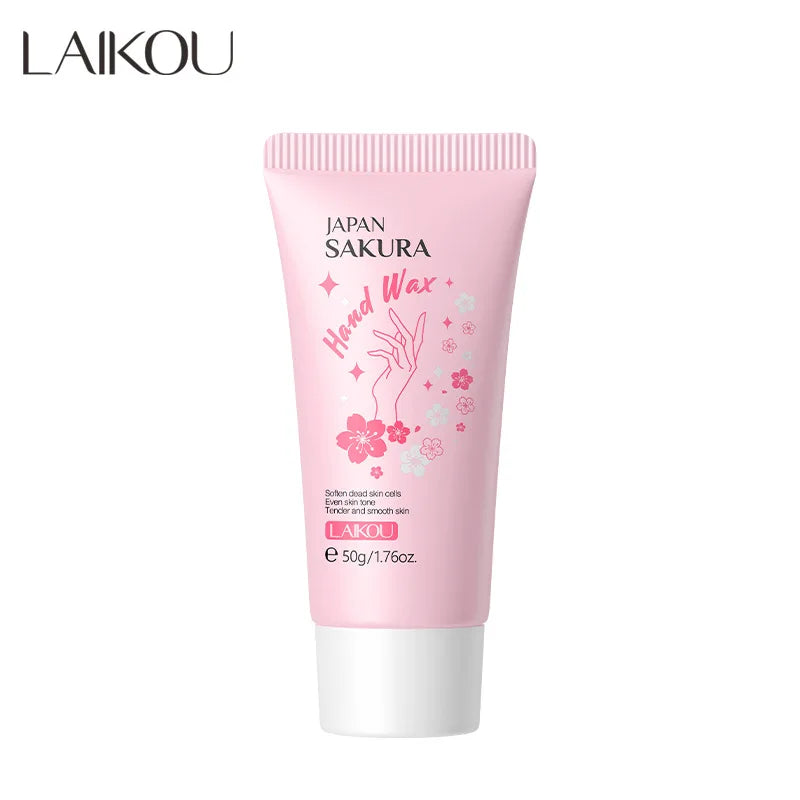 LAIKOU Sakura Hand Wax Moisturizing Hands Exfoliating Calluses Anti-Aging Hand Exfoliator Scrub Hands Peeling Masks Skin Care