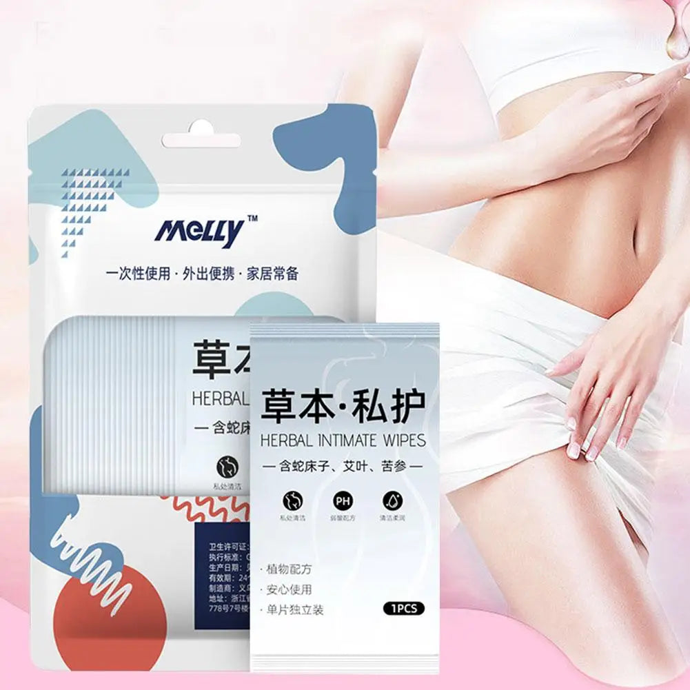 20pcs/bag Feminine Hygiene Care Wipes ultra-lightweight, pH-balanced body and hand cleansing wipes Non-irritant