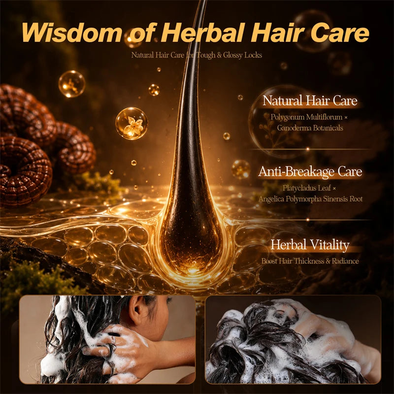 SEVICH Natural Black Shampoo Bar 120g Solid Hair Soap Herbal Anti Dandruff Oil Control Scalp Care Daily Use Strengthen Roots