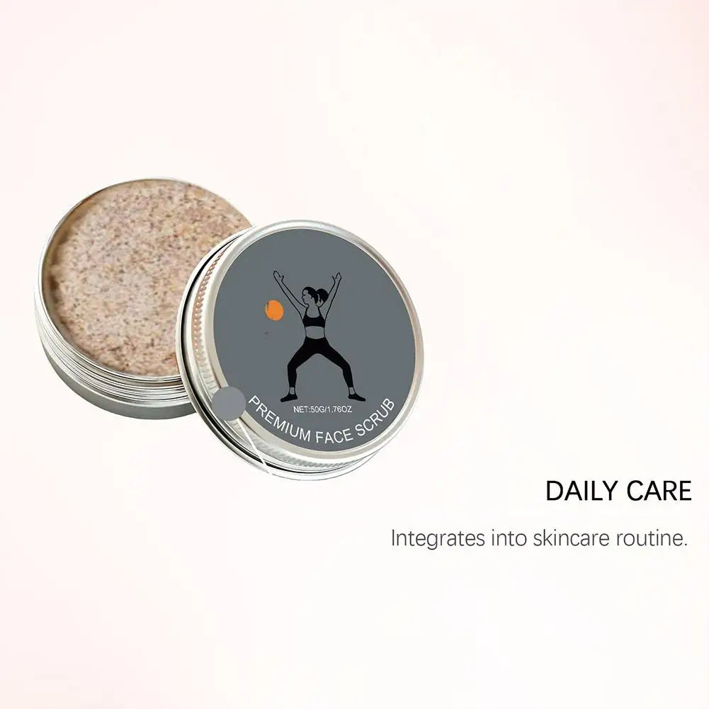 6-in-1 Daily Glow & Moisturize Day Balm, Night Balm & Face Scrub Reduces Acne & Redness, Moisturizing & Repairing Skin Care 50g