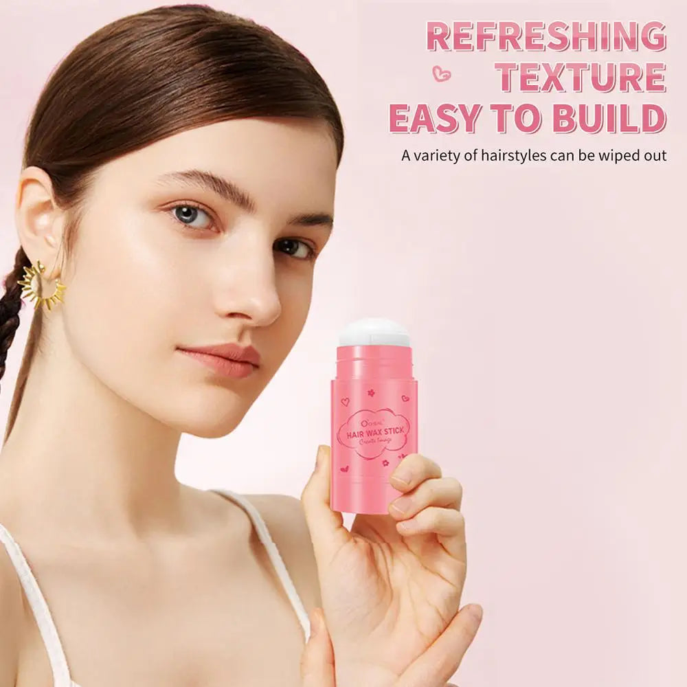 40g Professional Hair Wax Stick Shattered Hair Finishing Cream Broken Repair Styling Smooth Artifact Non-Greasy Gel Loose Hair