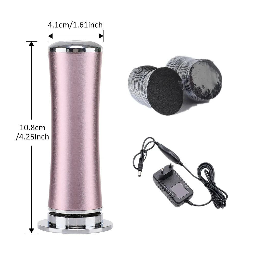 Electric Foot Callus Remover Foot Care File Heels Dead Skin Pedicure Tool Electronic Foot Grinder and Replacement Sandpaper