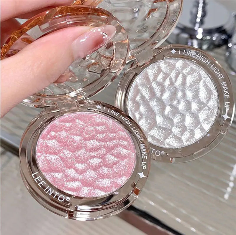 High gloss powder gloss glitter highlight contour palette natural gloss contour concealer lasting light