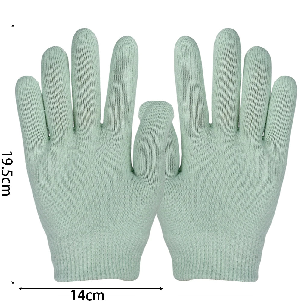 Reusable Silicone Moisturizing Mask Socks Exfoliating Anti Crack Protective Gloves Dry Dead Skin Remover Tools Hand Foot Care