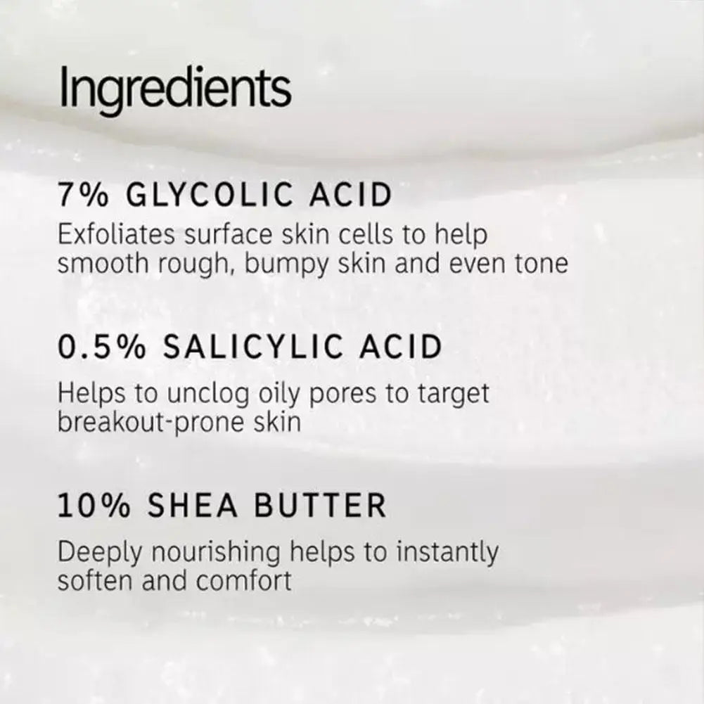 Exfoliating Body Stick Multiple Glycolic Acid Cleaning Long-lasting Moisturizing Nourishing Smoothing Skin Care