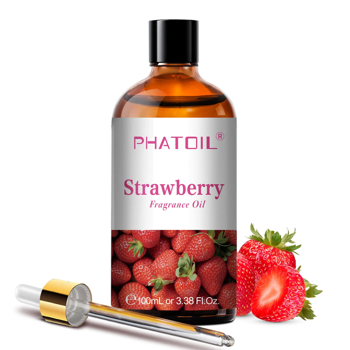 PHATOIL 100ml Aromatherapy Fragrance Oil Coconut & Vanilla Strawberry Cherry Lemon 1/2/3pcs Aroma Oil For Diffuser Candle Making