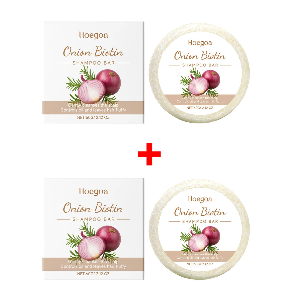 Onion Biotin Shampoo Soap Rosemary Gentle Cleansing Nourish Scalp Hair Growth Anti Loss Moisturizing Smooth For All Hair Types