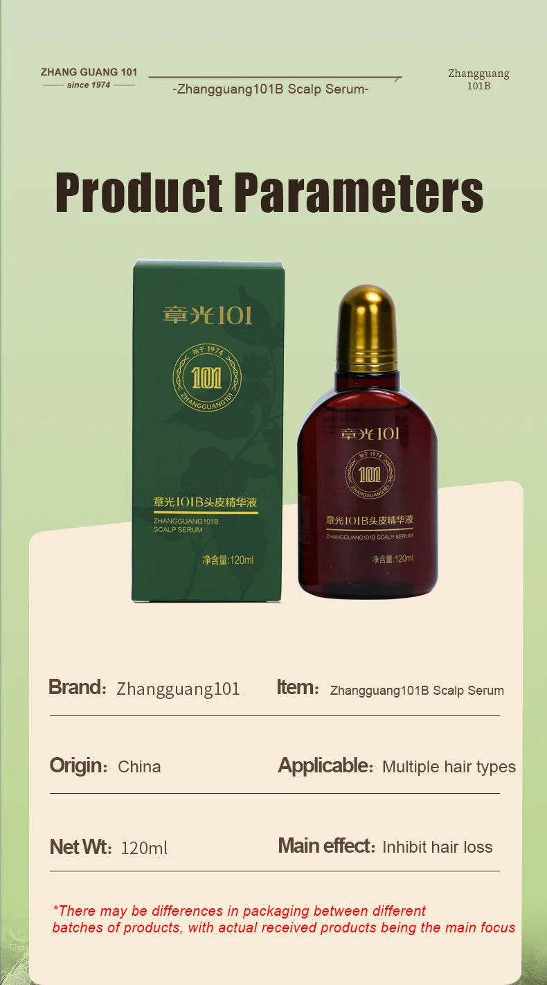 ZHANG GUANG 101 Fabao 101b New Hair Tonic New Chinese Medicine Therapy Scalp Serum Hair Treatment Herbal Essence 100% Original