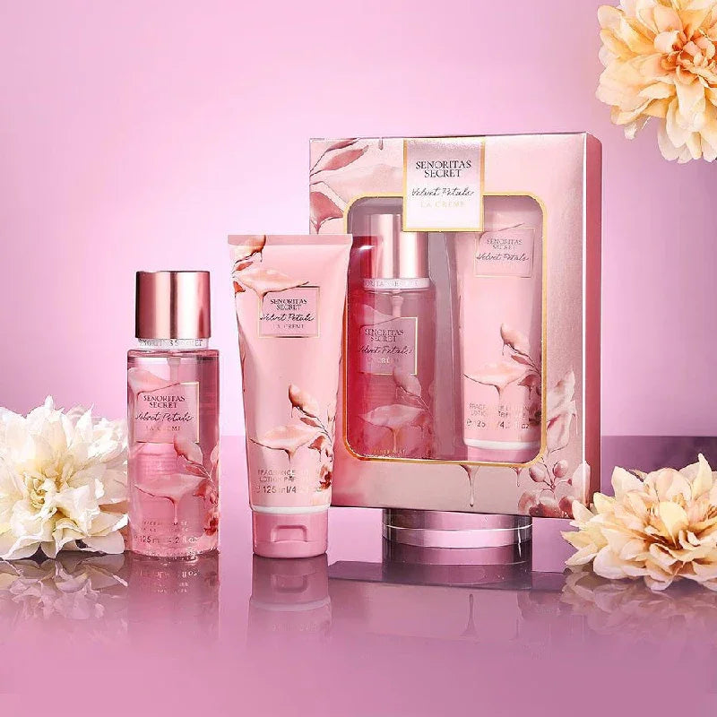 Perfume And Body Lotion Set,Luxury Floral Fruity Women Cream Vanilla Fragrance,Moisturizing Exfoliating,Fresh Sweet Body Spray