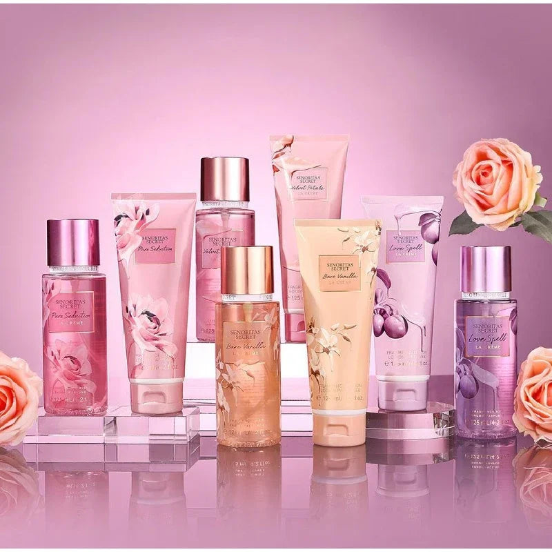 Perfume And Body Lotion Set,Luxury Floral Fruity Women Cream Vanilla Fragrance,Moisturizing Exfoliating,Fresh Sweet Body Spray