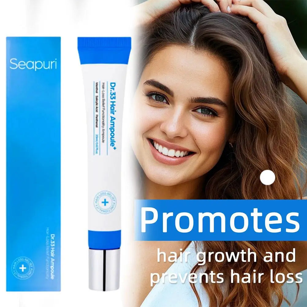 Seapuri Scalphy Hair Essence Rollerball Nourishing Anti-Frizz Hair Serum  Refreshing Strengthening Hair Essence Scalp Treatment
