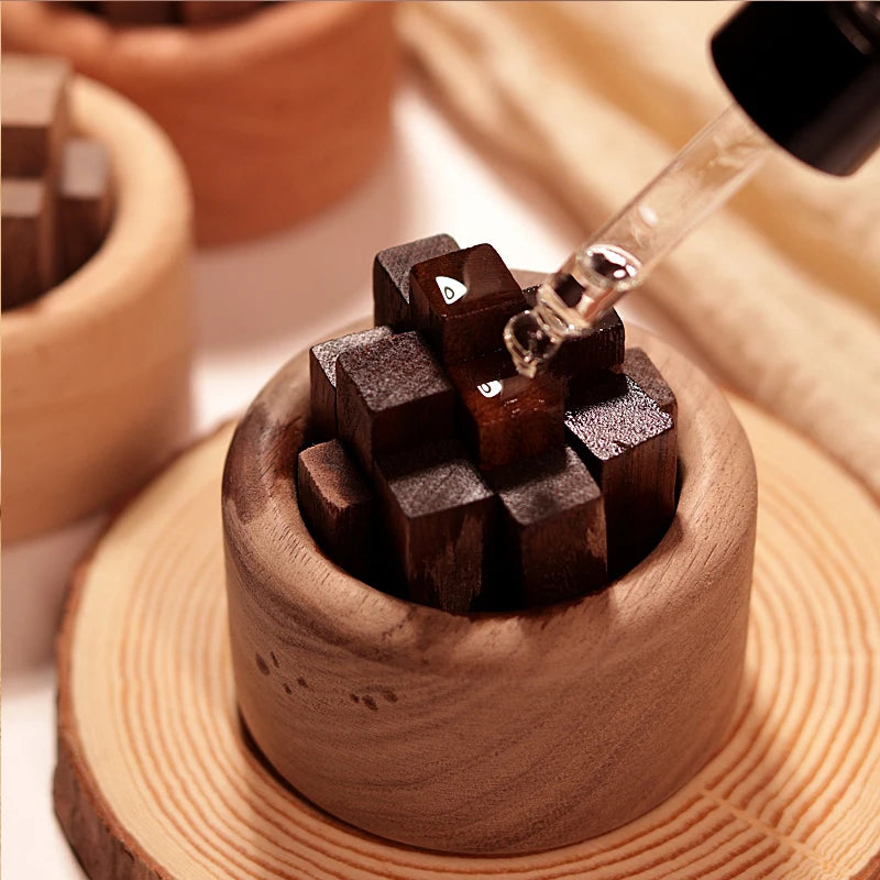 Essential Oil Diffuser Home Perfume Diffuser Expander Beech Wood Reed Diffuser Bottle Eco-Friendly Fireless Aroma Aromatherapy