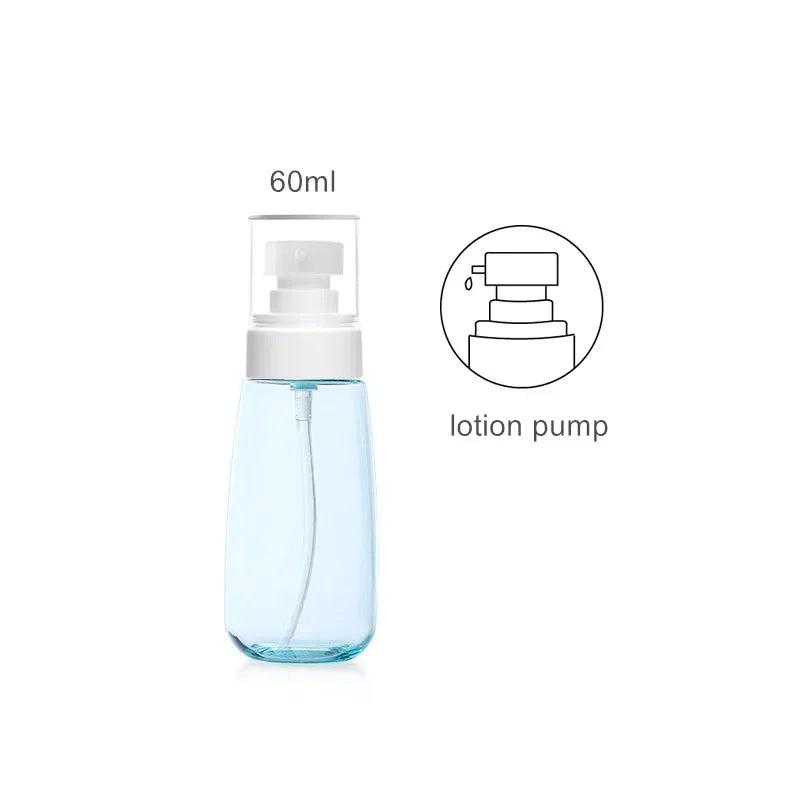 30ml 60ml 100ml UPG Fine Mist Spray Bottle Plastic Bottl Lotion Pump Travel Perfume Water Bottles Refill