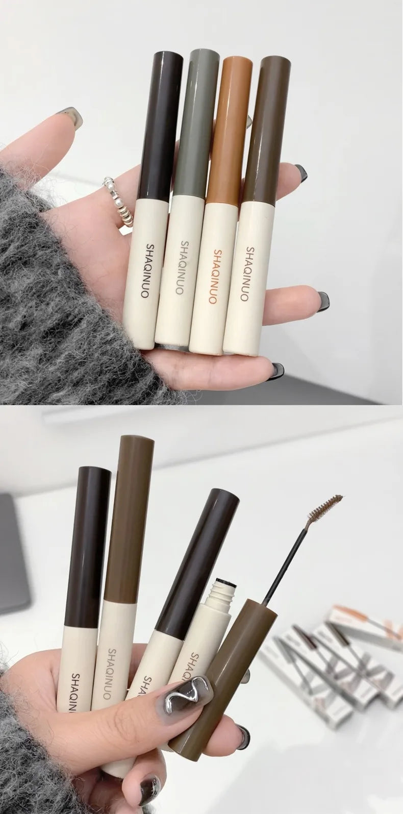 Eyebrow Dye Waterproof Long Lasting Natural Brown Eyebrow Gel Paint Eyebrow Tint Mascara Makeup Brow Enhancer Cream Cosmetics