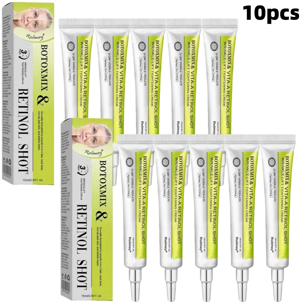Retinal Shot Tightening Booster Cream - Firming Brightening Hydrating Night Cream For Dry Sensitive Skin Winter Daily Skin Care