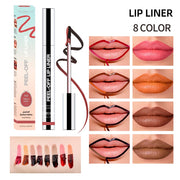 Peel Off Lip Liner Tattoo Lipgloss Waterproof Long Lasting Matte Lip Tint Lips Stain Cosmetics Enhances Lip Color Women Girl Nourishing Lipstick Care Products