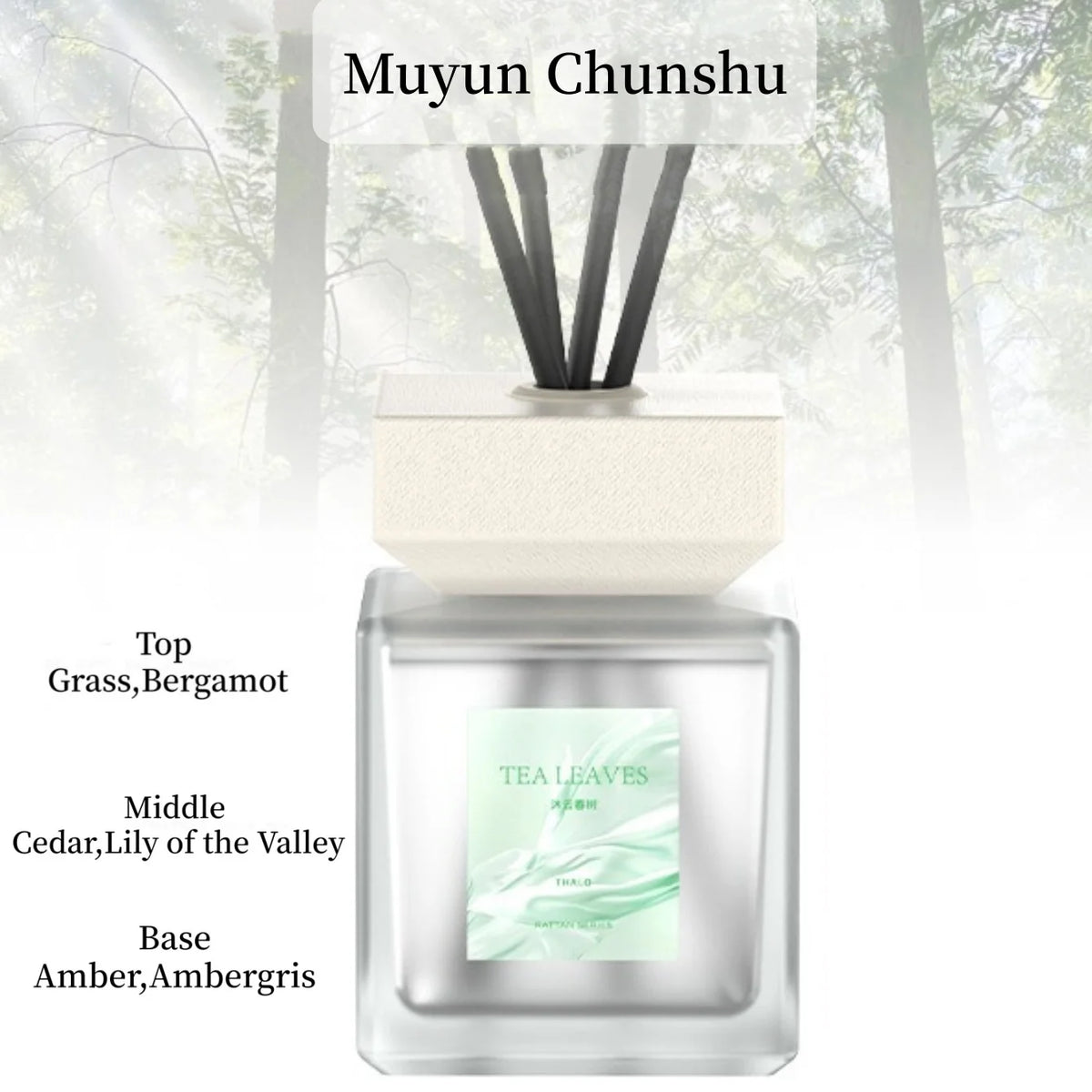200ml Reed Diffuser Oil Flameless Aromatherapy Essential Oil for Home Car Air Freshener Long Lasting Fragrance Room Decor