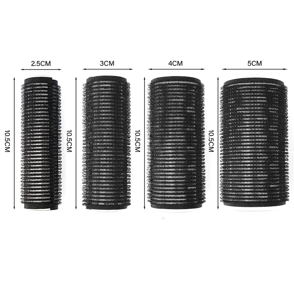 Self-Adhesive Hair Rollers Portable Lazy DIY Magic Styling Tools Home Use Pink Hair Roller Bang Beauty Braiders Hairdressing